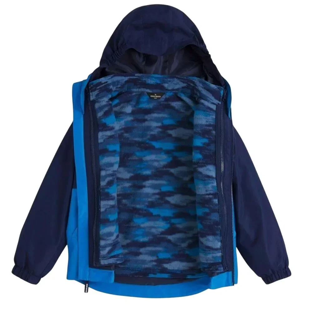 Eddie Bauer Youth 3-In-1 Classic Jacket Blue Boys L 14/16